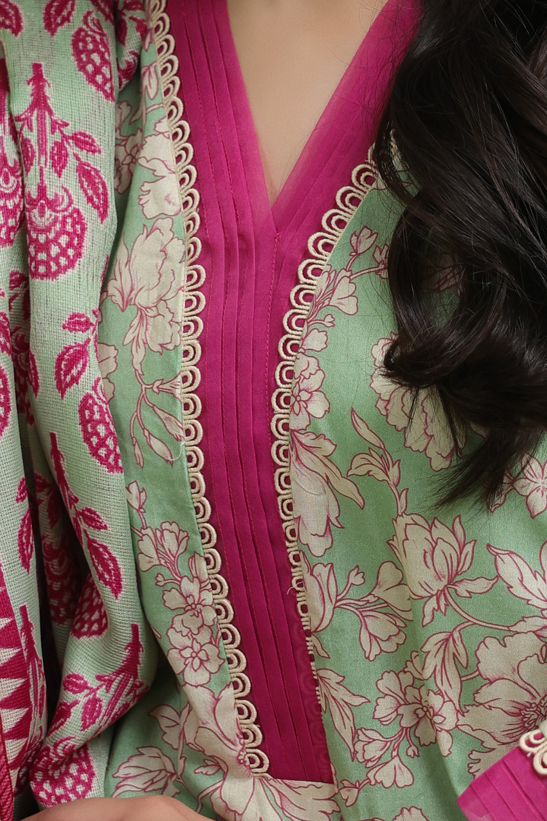 Zellbury | Unstitched 3 Piece Lawn | Shirt Shalwar Dupatta - 1502 - Libasekhas
