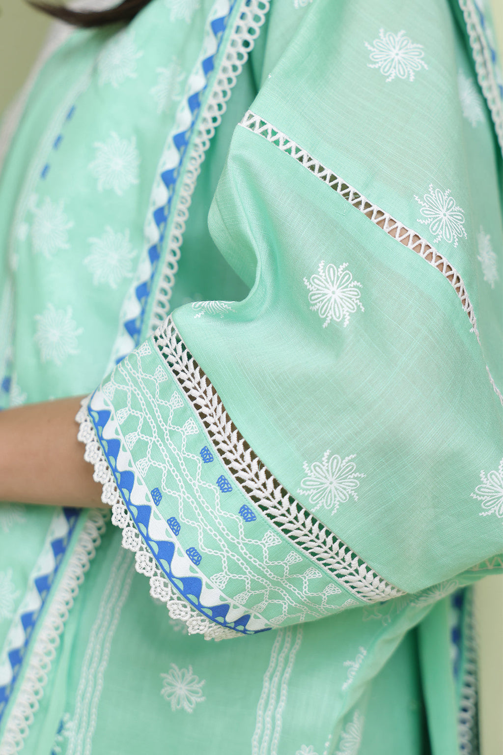 Zellbury | Unstitched 3 Piece Slub | Shirt Shalwar Dupatta - 1240 - Libasekhas