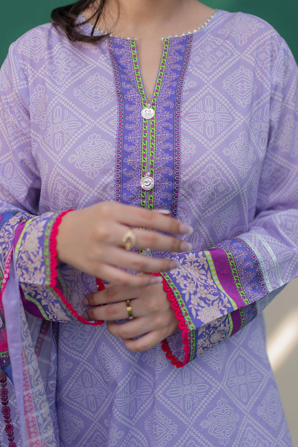 Zellbury | Summer Pret | Kurta Dupatta Trouser - 2828 - Libasekhas