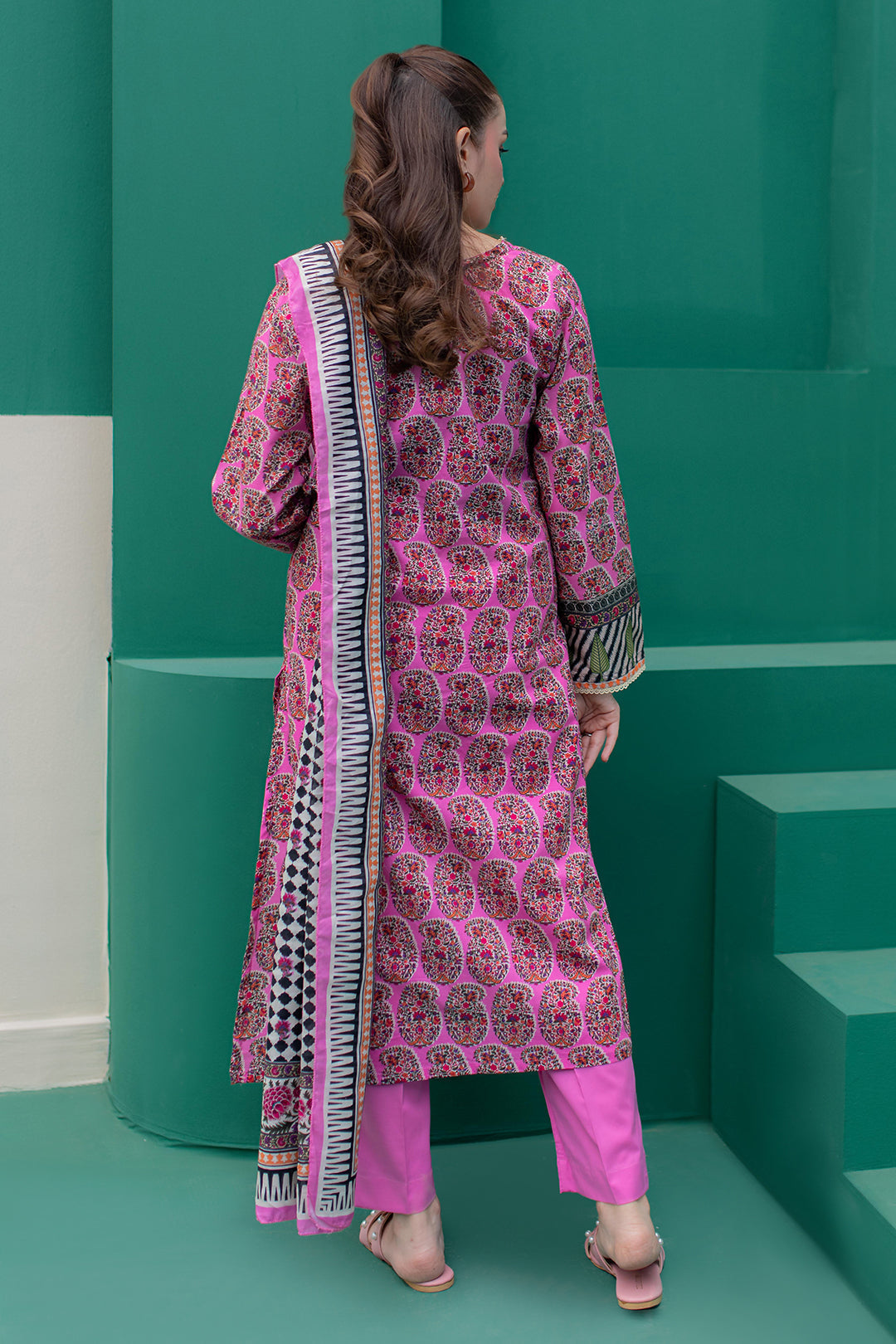 Zellbury | Summer Pret | Kurta Dupatta Trouser - 2830 - Libasekhas