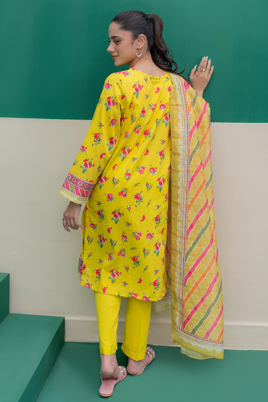 Zellbury | Summer Pret | Kurta Dupatta Trouser - 2111 - Libasekhas