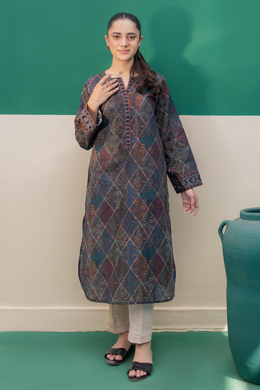 Zellbury | Winter Pret | Kurta - 3042 - Libasekhas