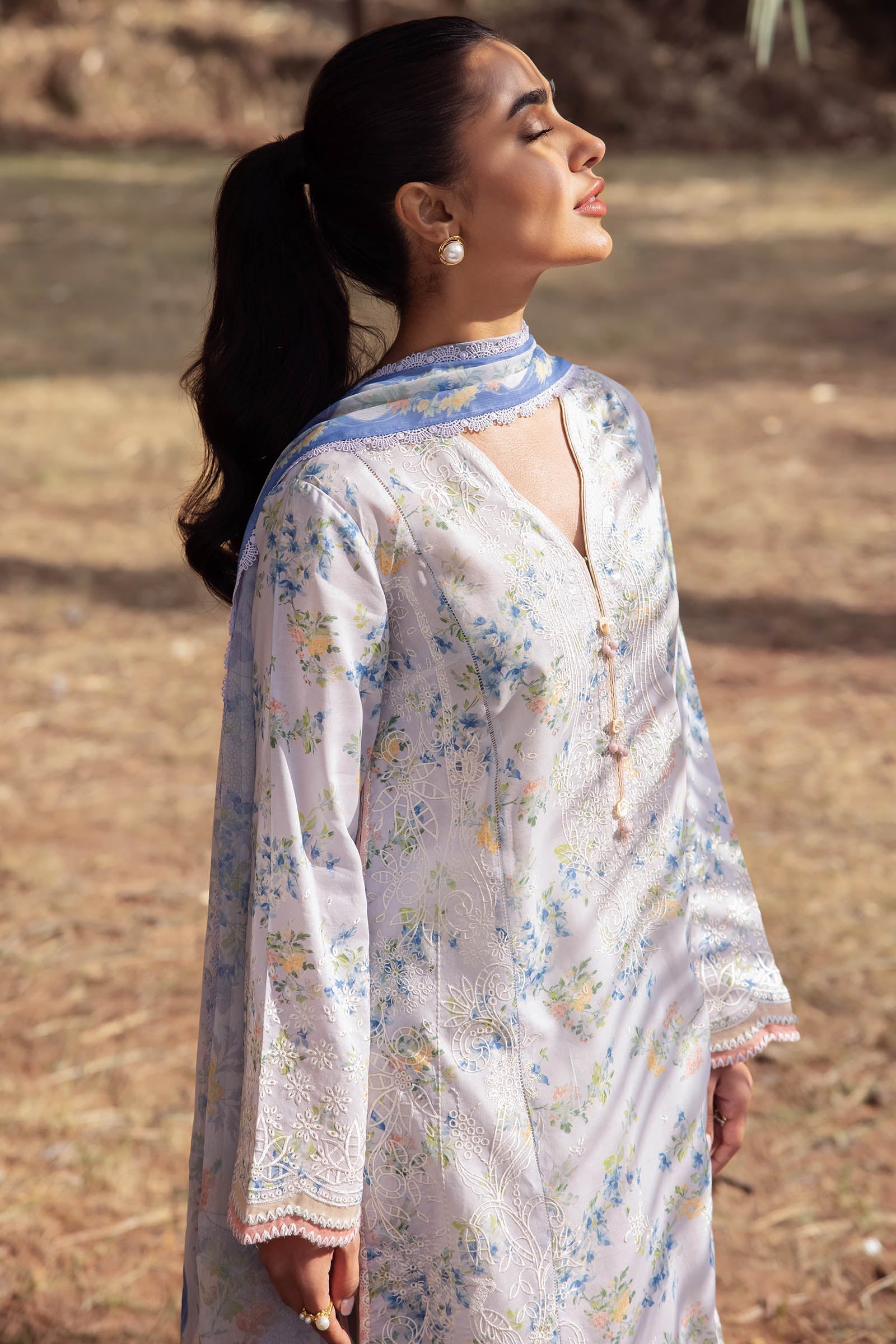 Zaha | Lawn 24 | AYSEL (ZL24-03 B) - House Of Anaya