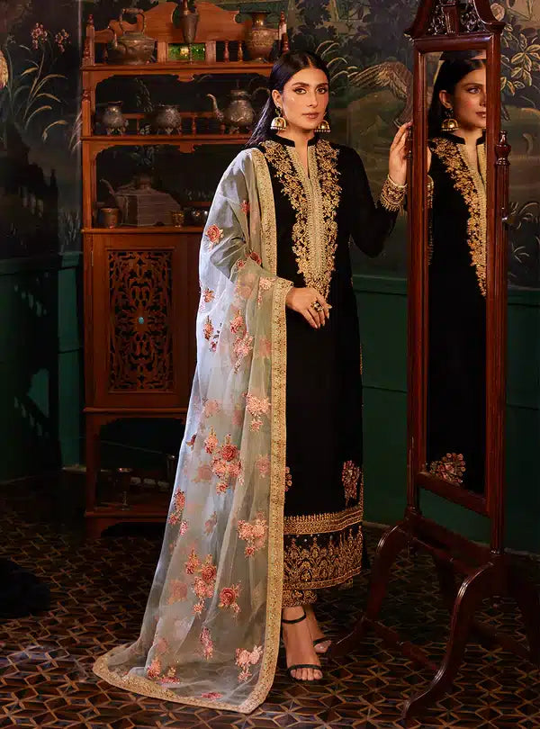 Zainab Chottani | Luxury Velvet Collection 23 | Andleep - Riwayat-e-Khas