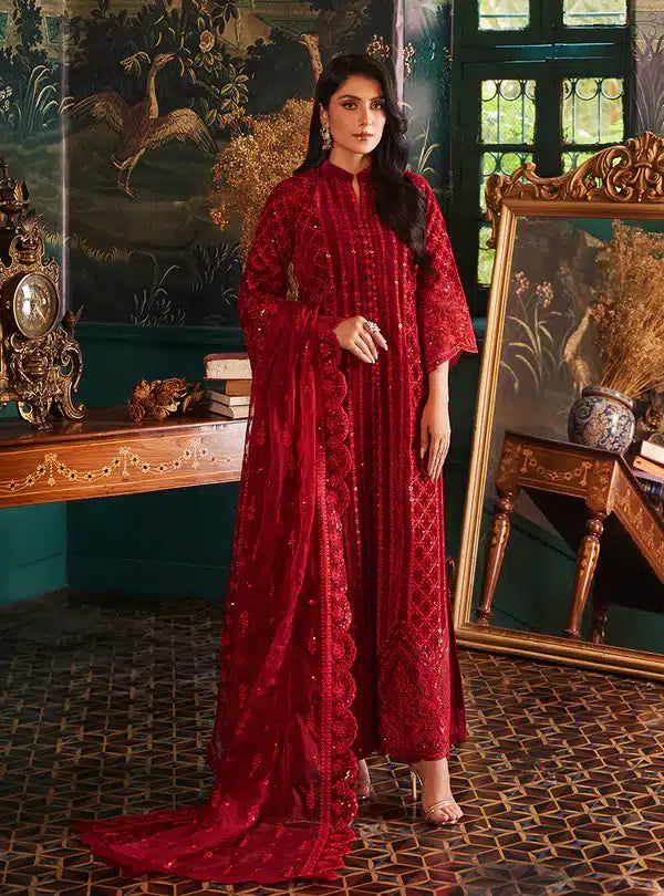Zainab Chottani | Luxury Velvet Collection 23 | Surk - Riwayat-e-Khas