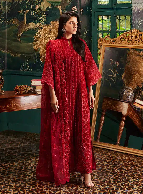 Zainab Chottani | Luxury Velvet Collection 23 | Surk - Riwayat-e-Khas