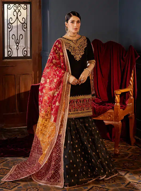 Zainab Chottani | Luxury Velvet Collection 23 | Mehr Mah - Riwayat-e-Khas