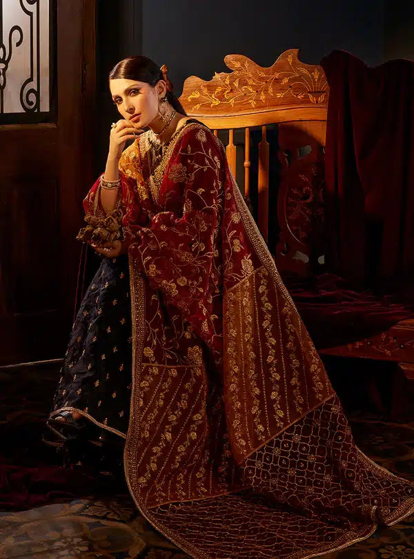 Zainab Chottani | Luxury Velvet Collection 23 | Mehr Mah - Riwayat-e-Khas