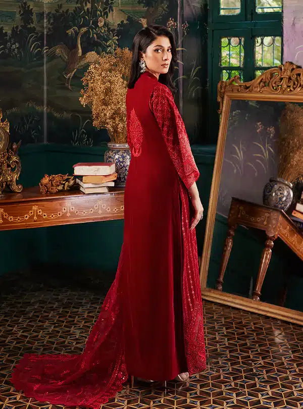 Zainab Chottani | Luxury Velvet Collection 23 | Surk - Riwayat-e-Khas