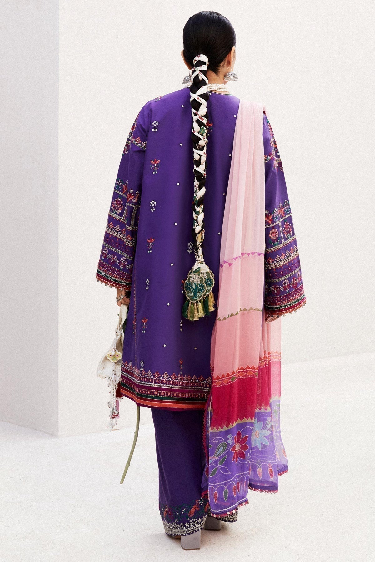 Zara Shahjahan | Luxury Lawn 24 | LAMIA-7B - Riwayat-e-Khas