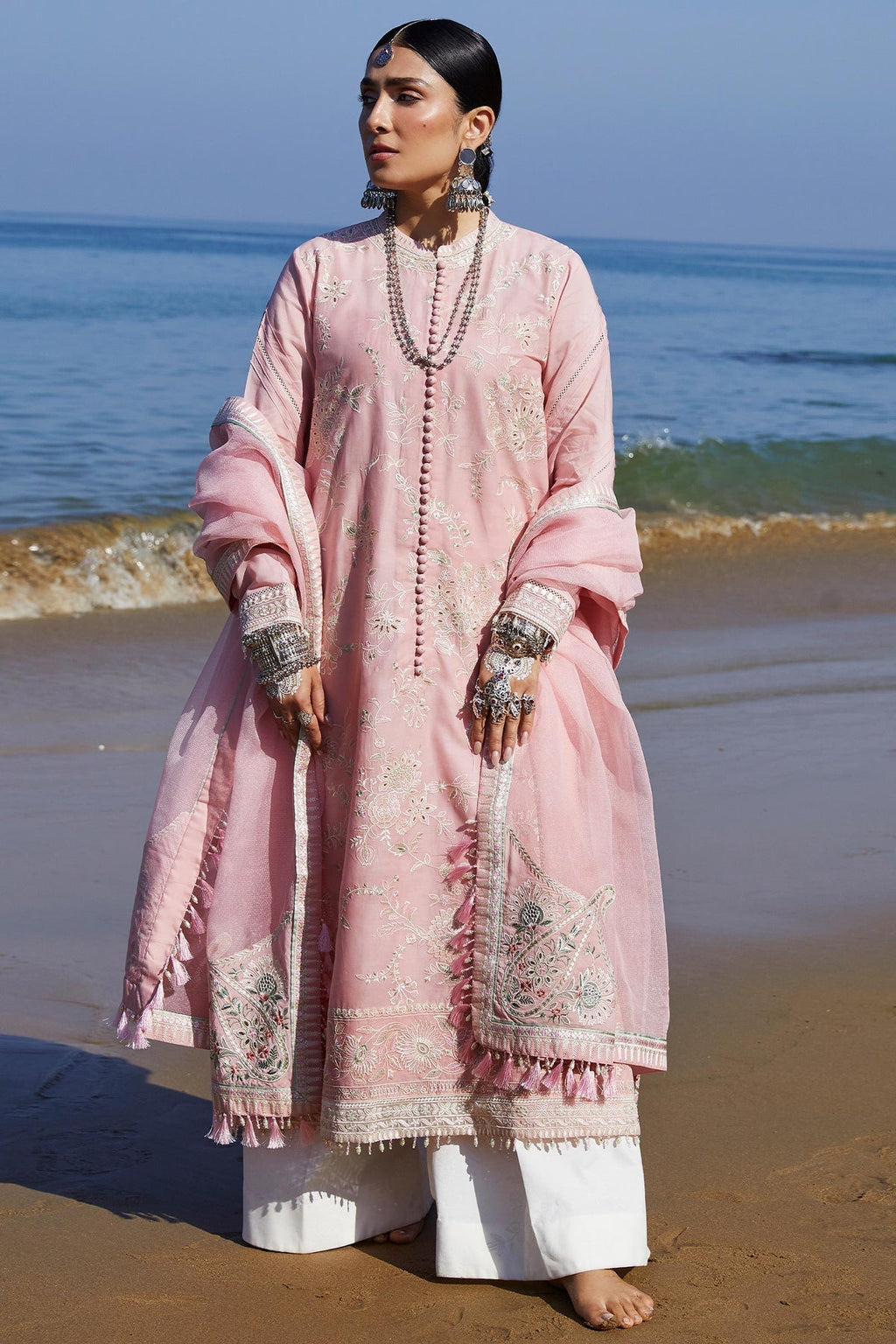 Zara Shahjahan | Luxury Lawn 24 | AMIRA-5A - Riwayat-e-Khas