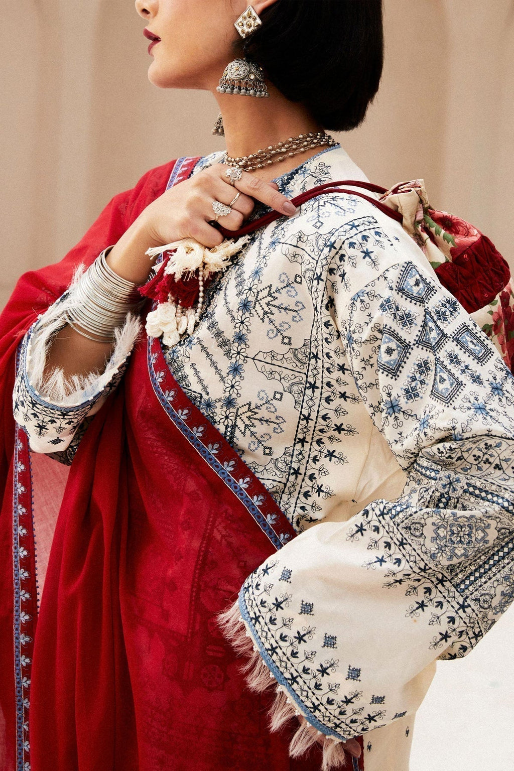 Zara Shahjahan | Luxury Lawn 24 | DIYA-2A - Riwayat-e-Khas
