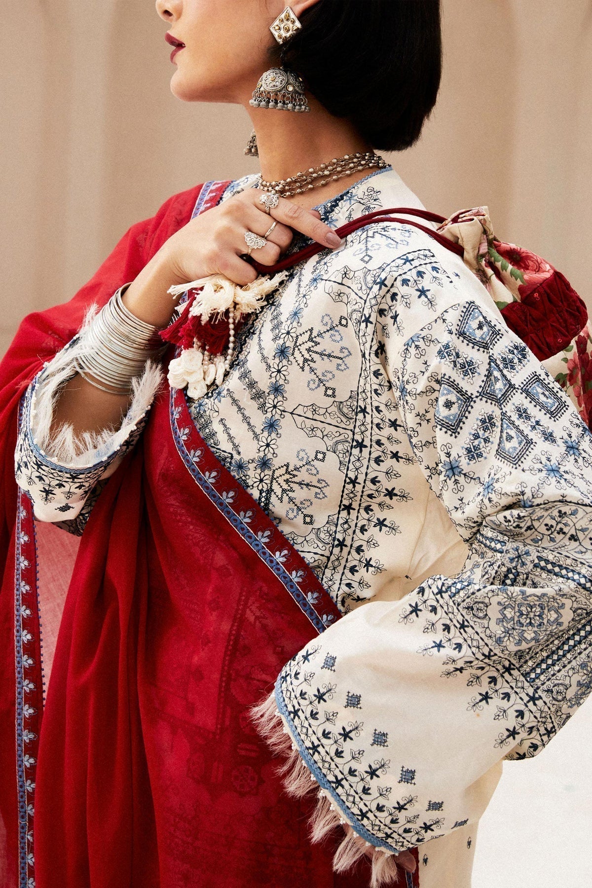 Zara Shahjahan | Luxury Lawn 24 | DIYA-2A - Riwayat-e-Khas
