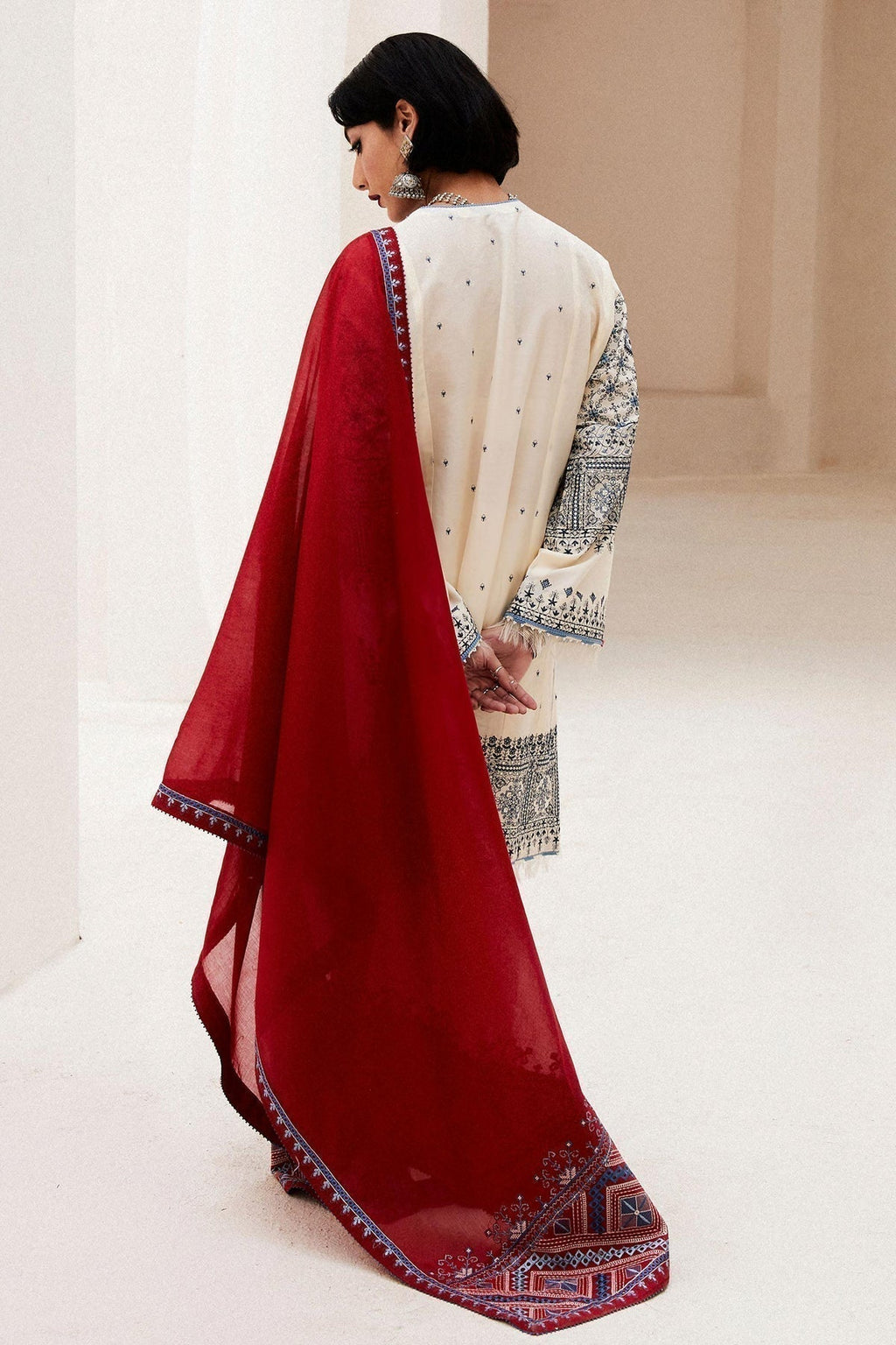 Zara Shahjahan | Luxury Lawn 24 | DIYA-2A - Riwayat-e-Khas