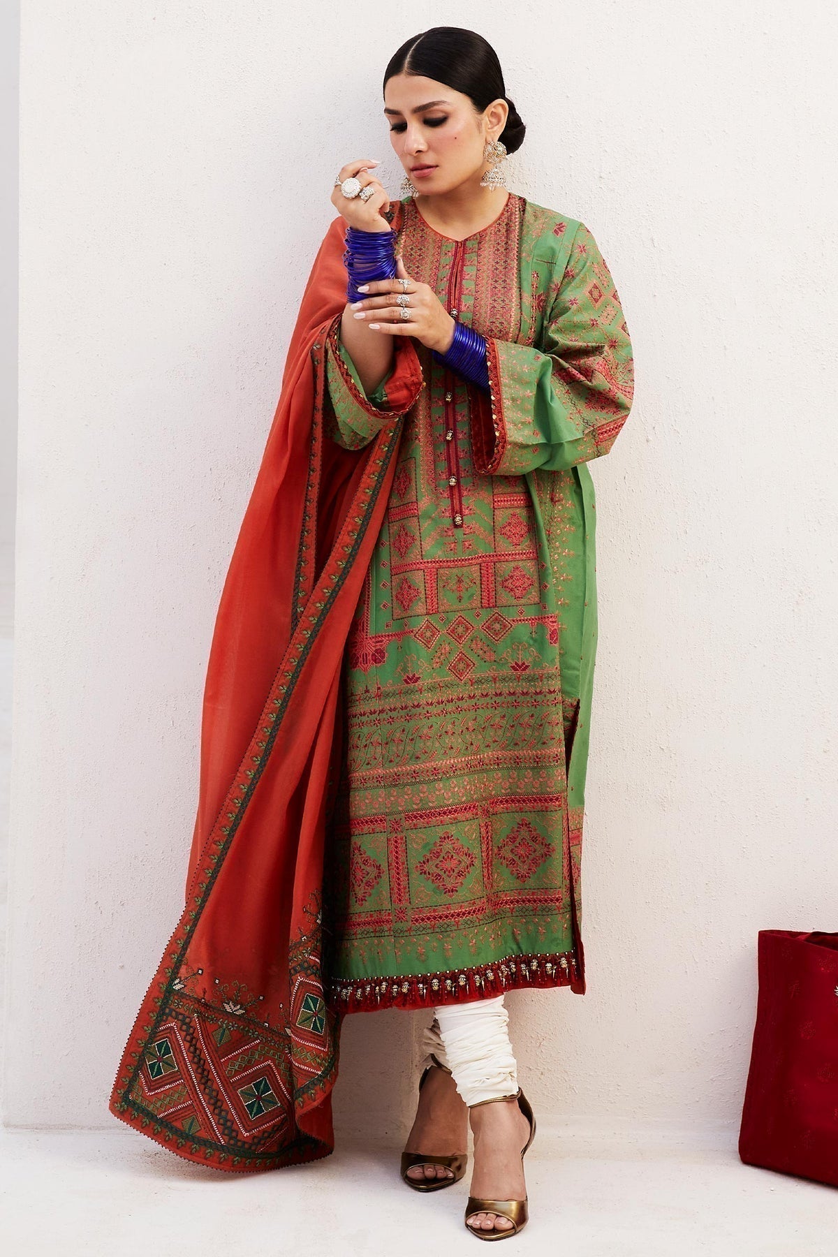 Zara Shahjahan | Luxury Lawn 24 | DIYA-2B - Riwayat-e-Khas