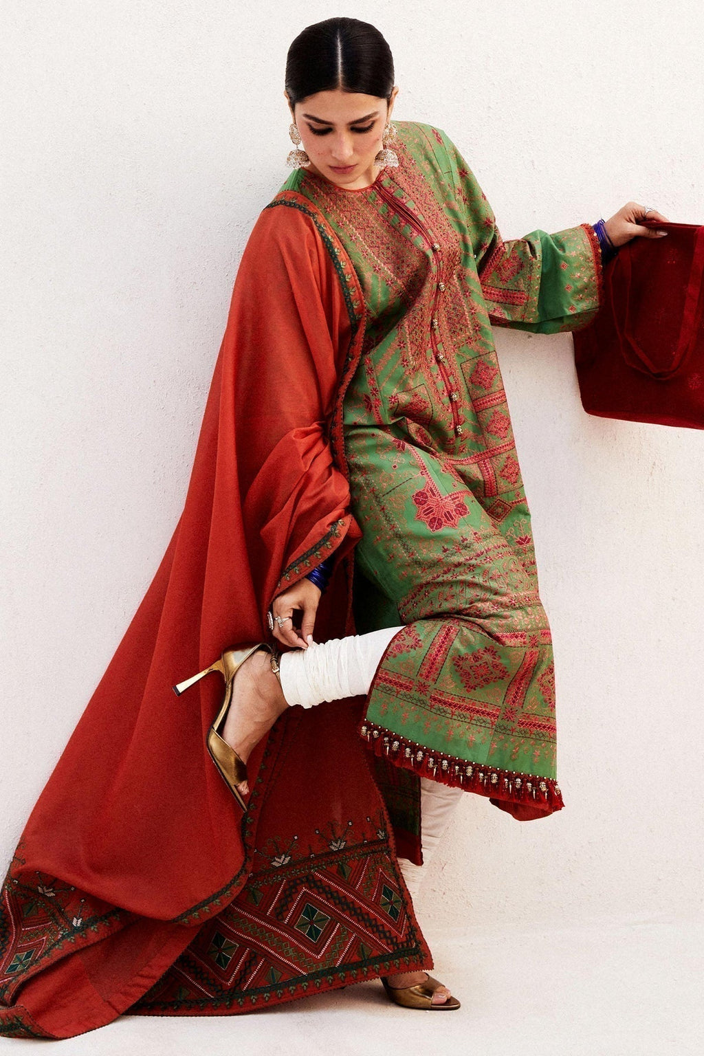 Zara Shahjahan | Luxury Lawn 24 | DIYA-2B - Riwayat-e-Khas