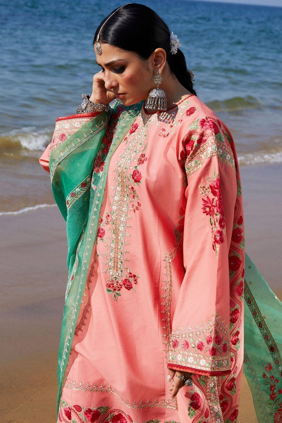 Zara Shahjahan | Luxury Lawn 24 | JIYA-6A - Riwayat-e-Khas