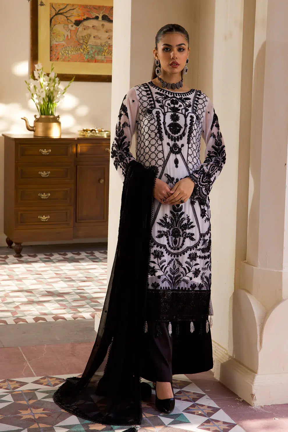 Azure | Embroidered Formals | ZN-06 - Riwayat-e-Khas